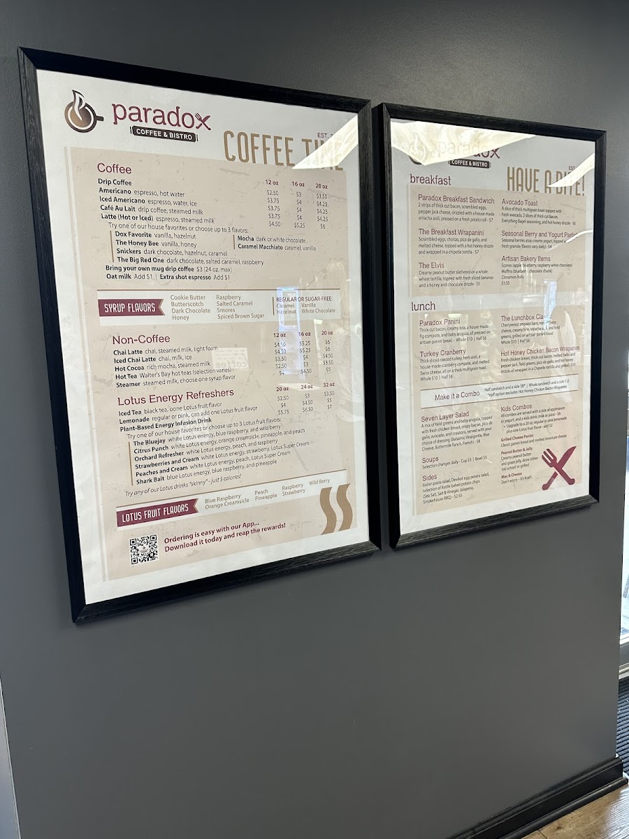 Menu Paradox Coffee & Bistro-3