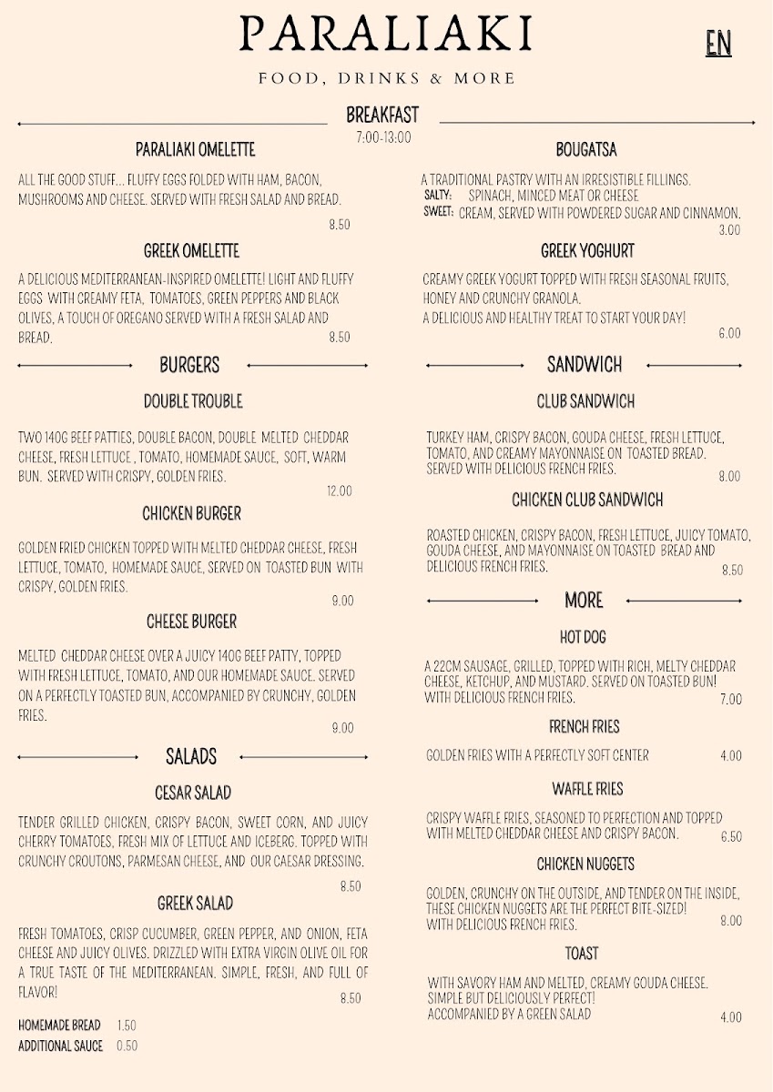 Menu Paraliaki Cafe Creperie-4