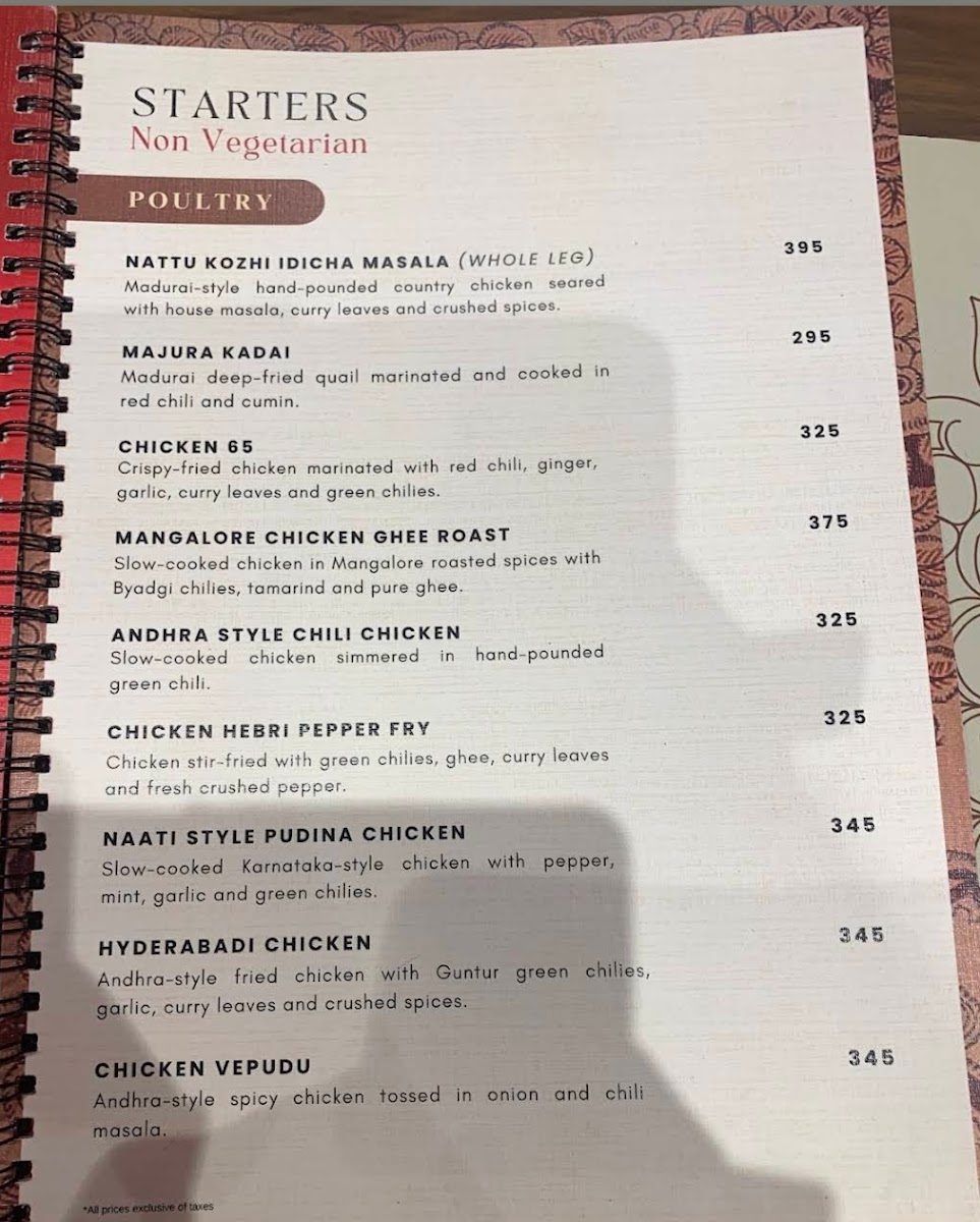 Menu Parambriym-7