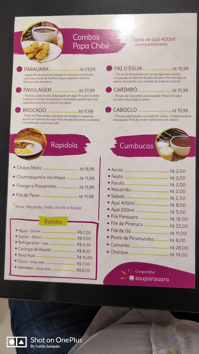 Menu Parauara - Açaí E Restaurante-2
