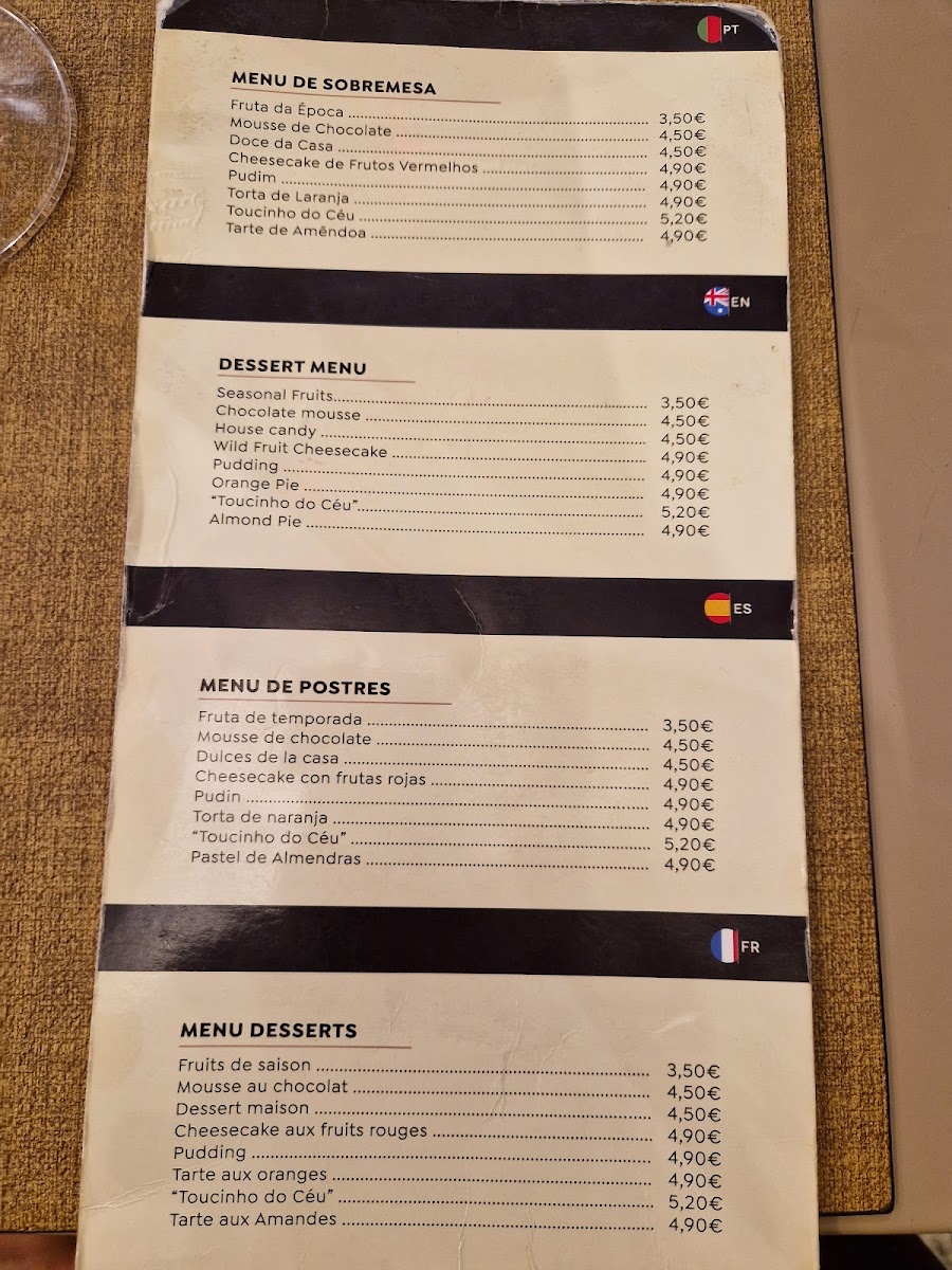 Menu Paraxut-2