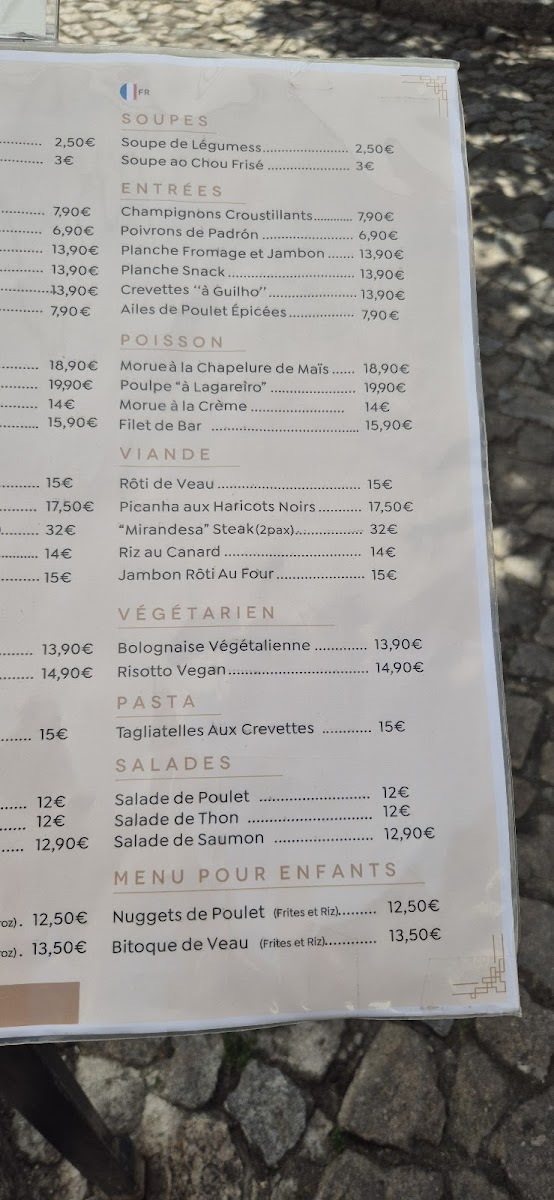 Menu Paraxut-9
