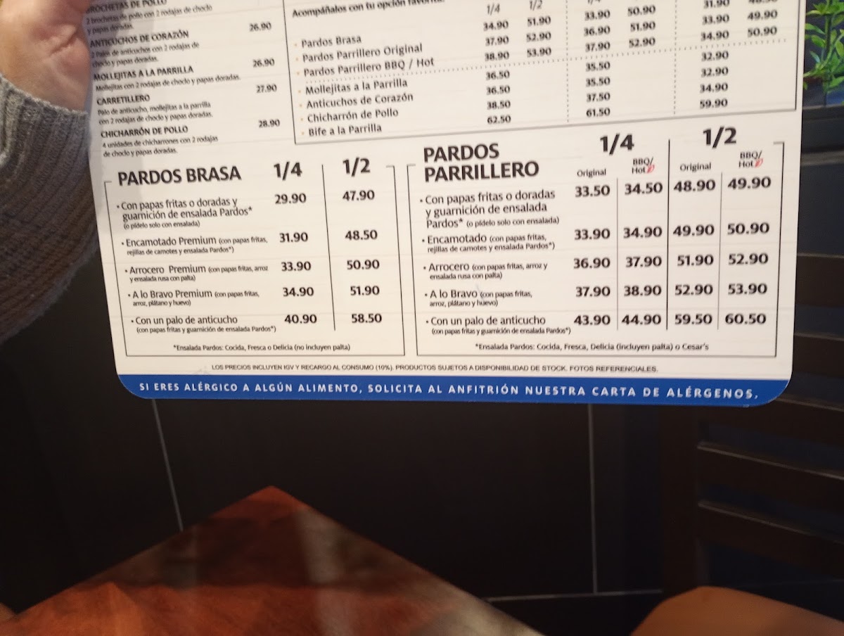 Menu Pardos Chicken Santa Cruz-3
