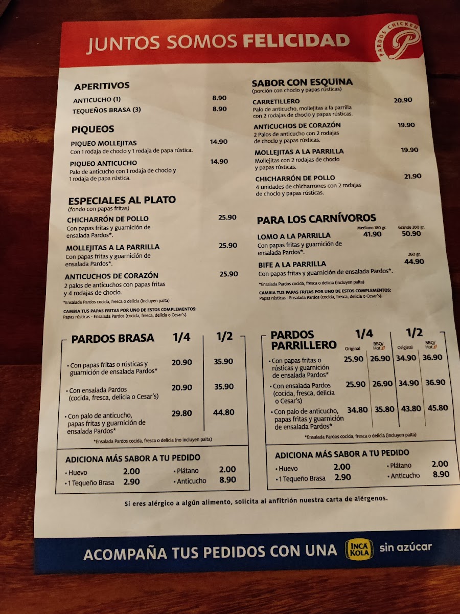 Menu Pardos Chicken Santa Cruz-5