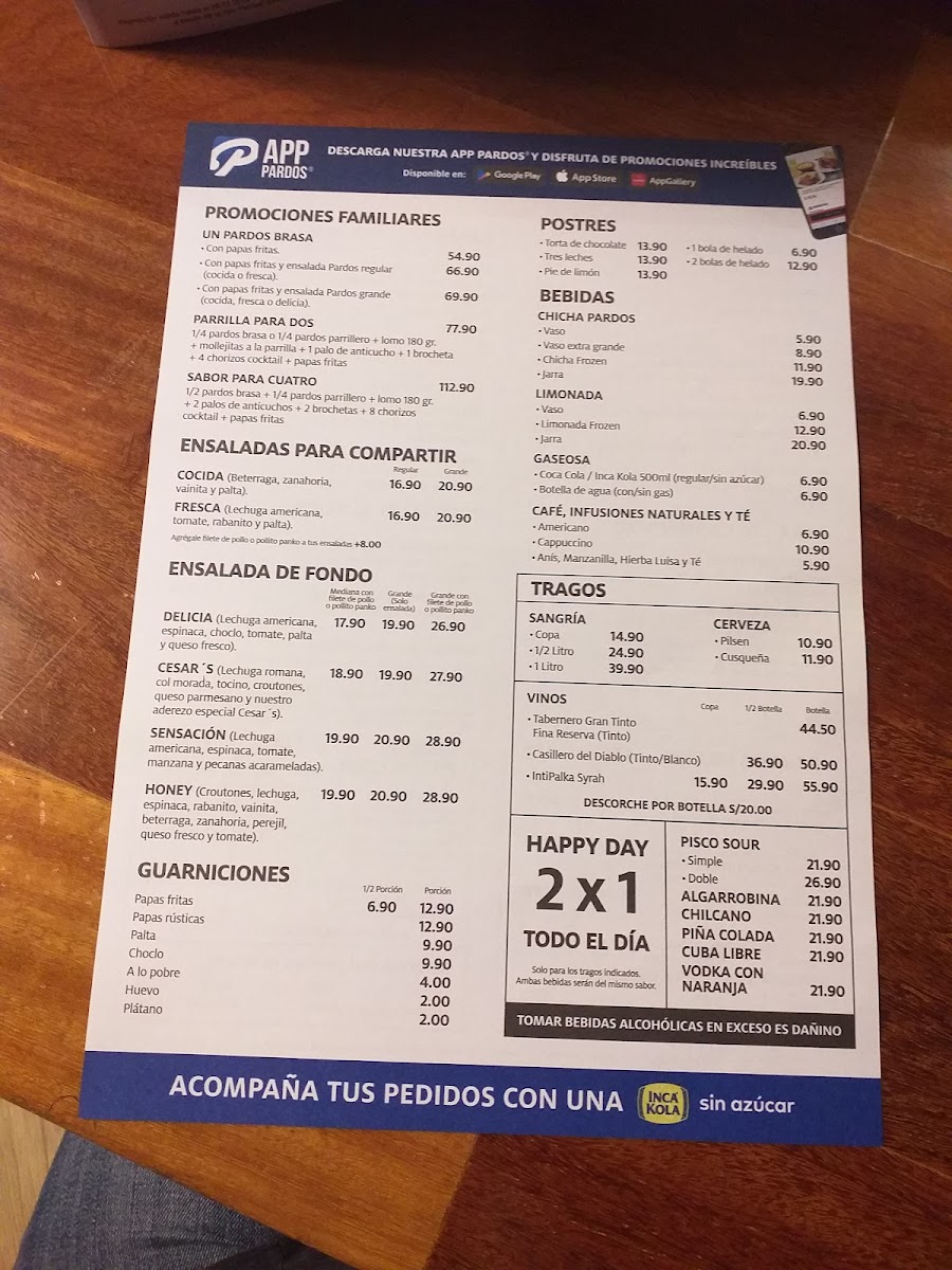 Menu Pardos Chicken Santa Cruz-7