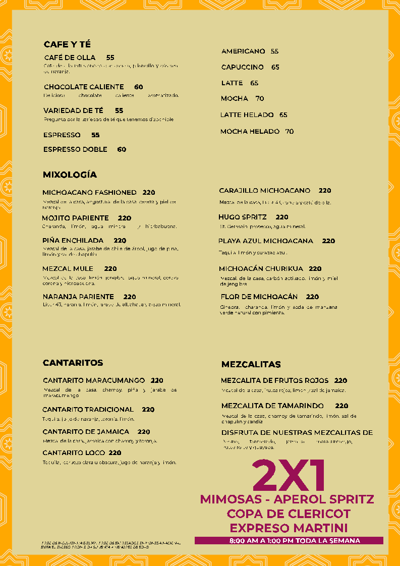 Menu Pariente Restaurante-1