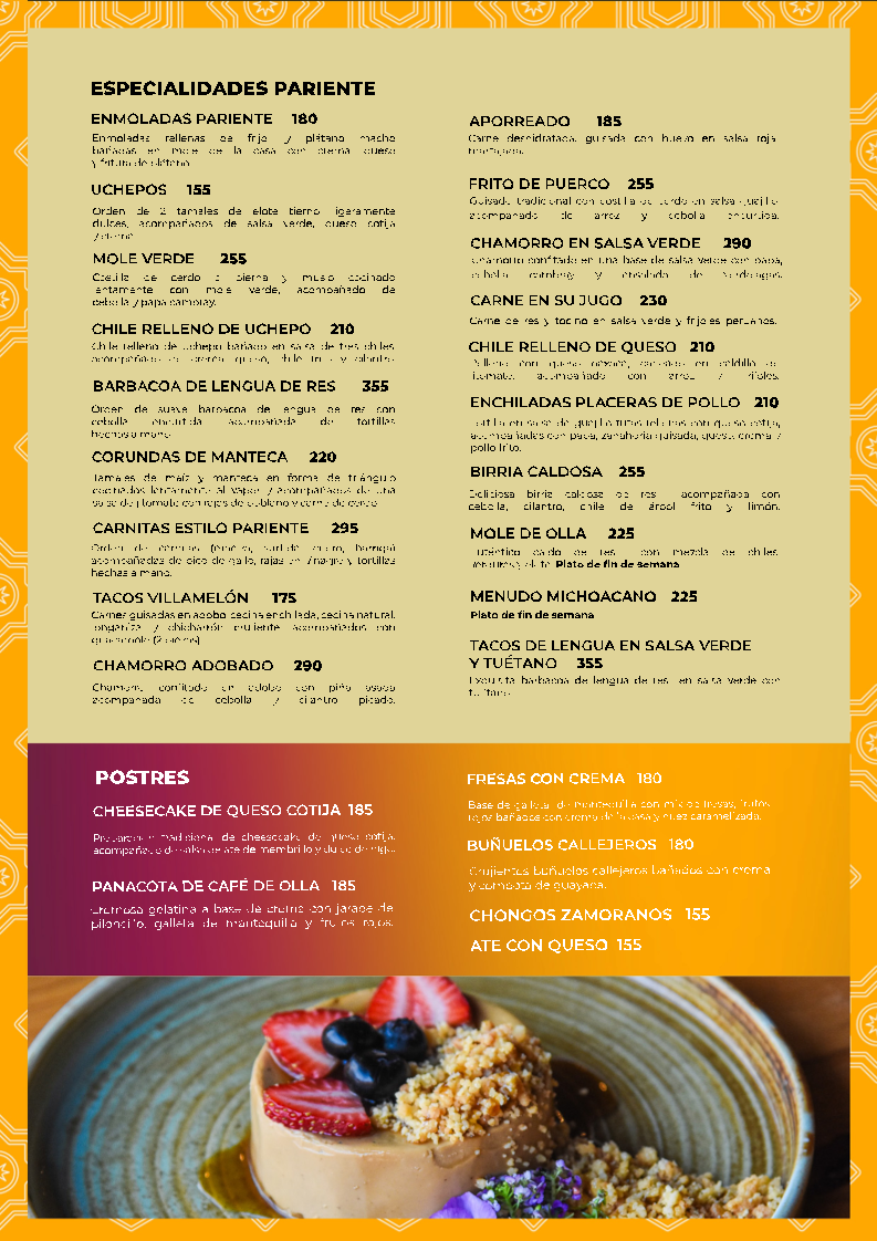 Menu Pariente Restaurante-2
