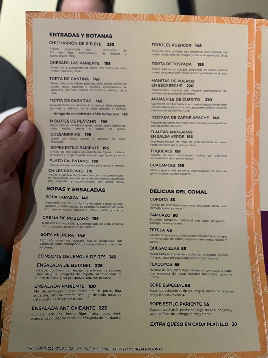 Menu Pariente Restaurante-4