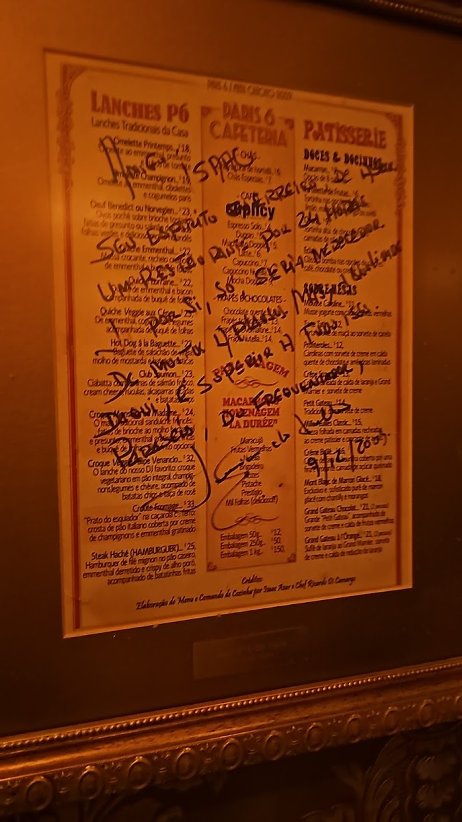 Menu Paris 6 - Matriz Classique-4