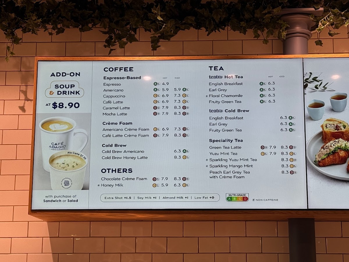 Menu Paris Baguette @jewel Changi-1