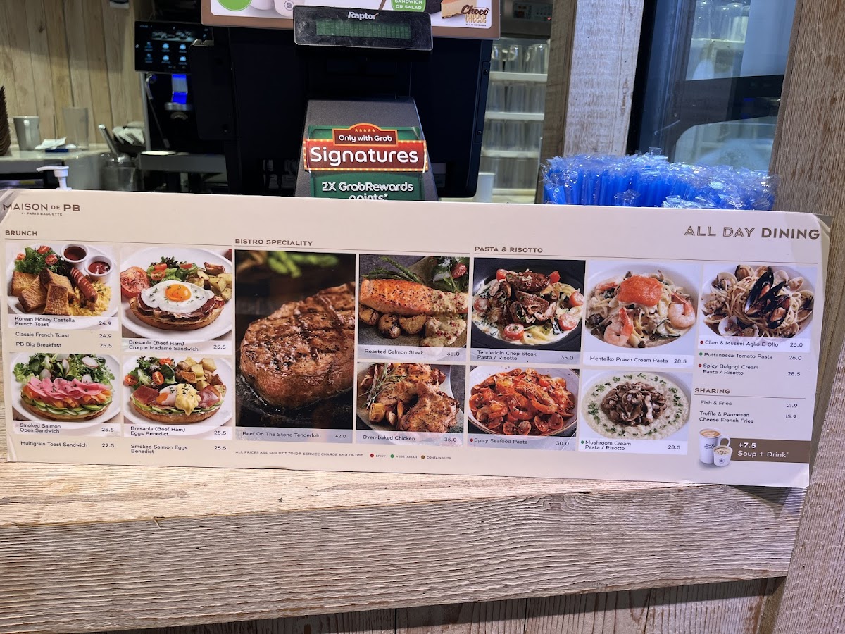 Menu Paris Baguette @jewel Changi-2