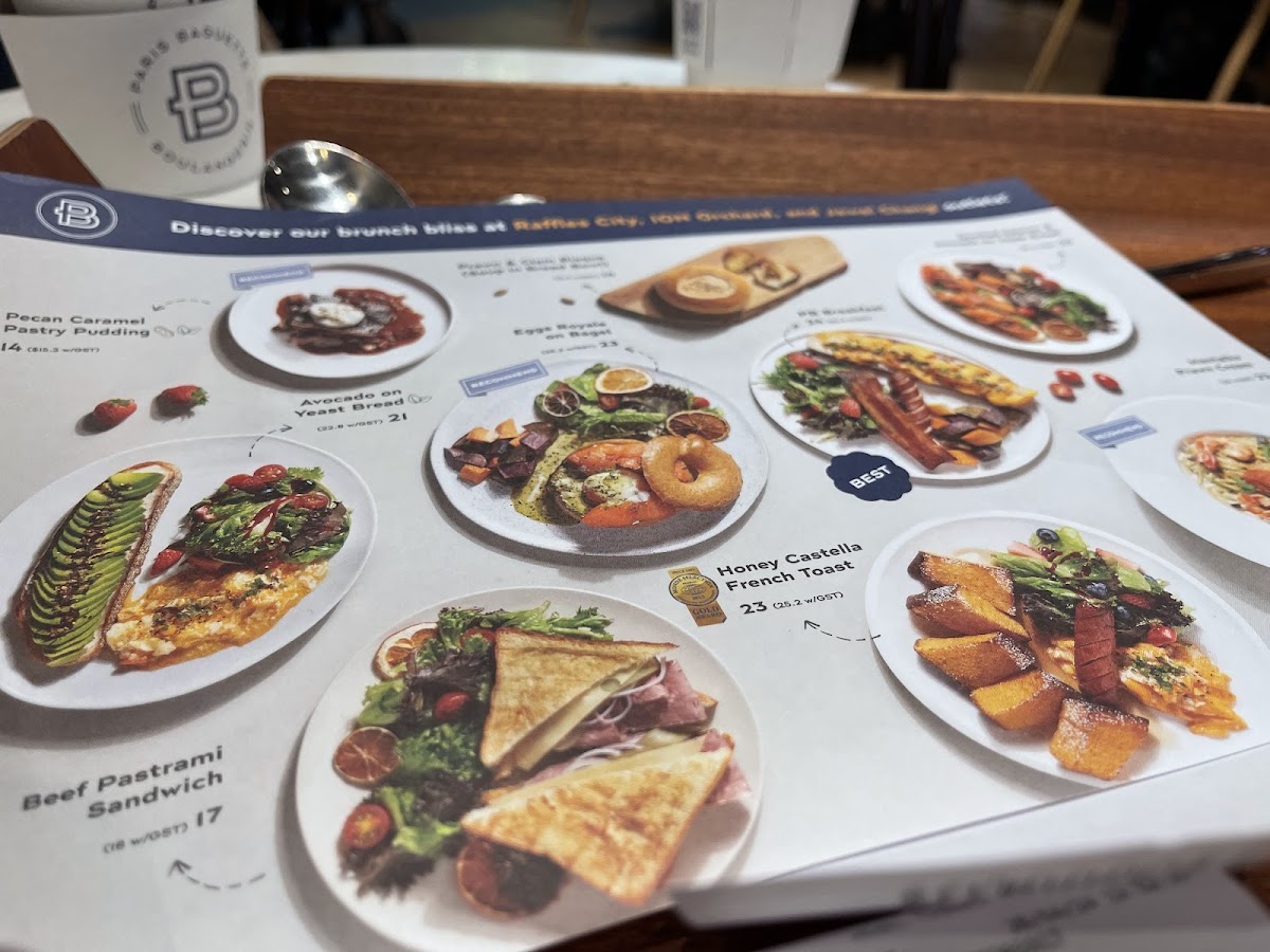 Menu Paris Baguette @jewel Changi-5