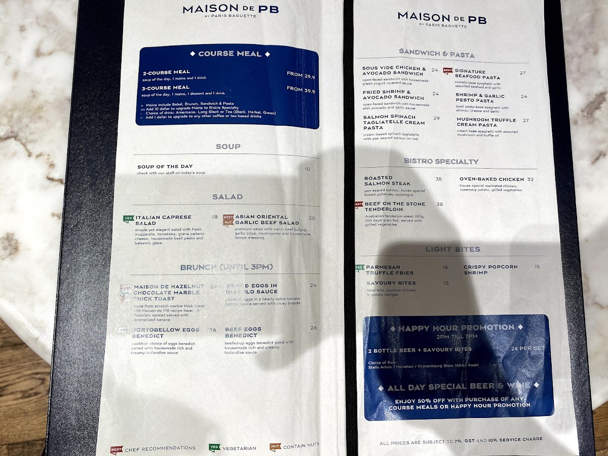 Menu Paris Baguette @jewel Changi-6