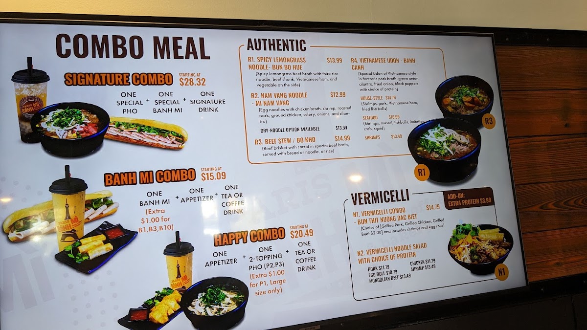 Menu Paris Banh Mi Columbus-8