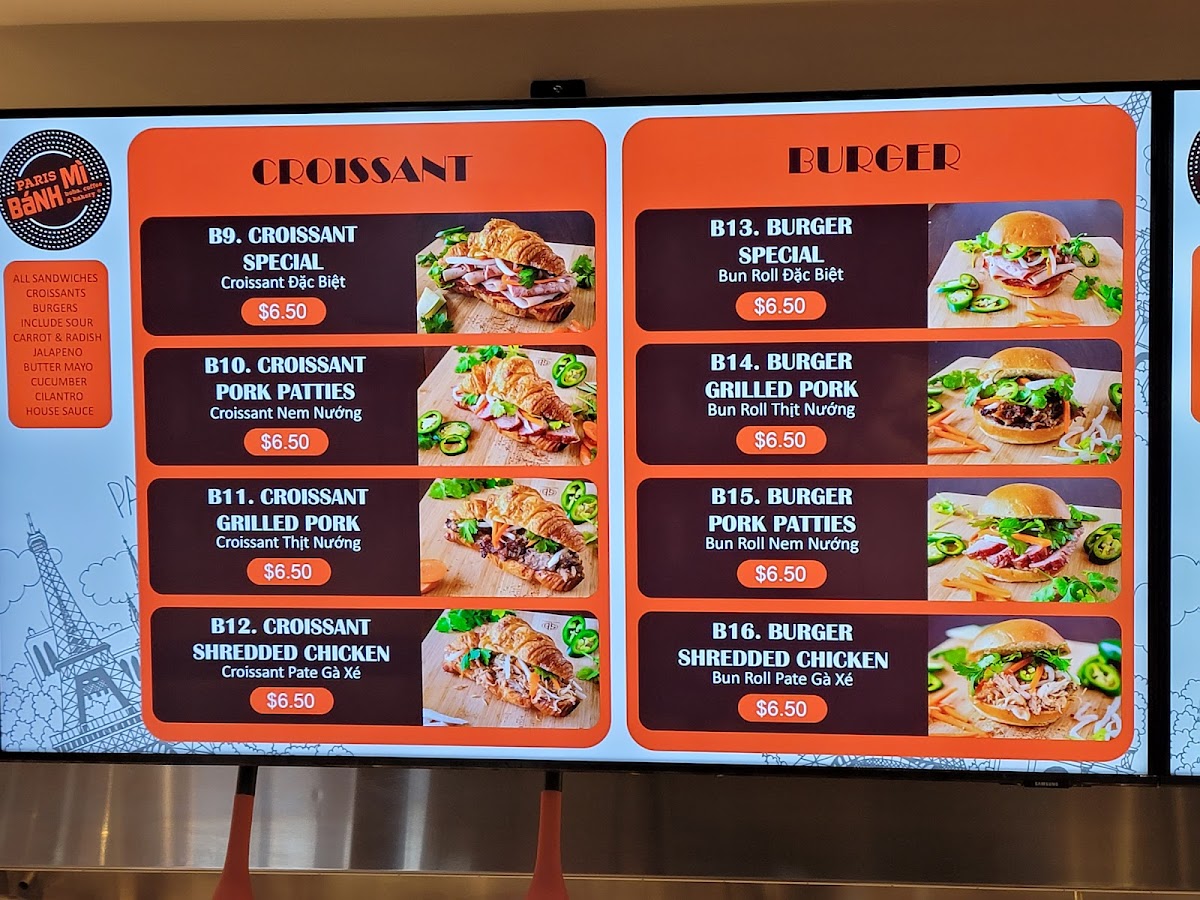 Menu Paris Banh Mi Columbus-9