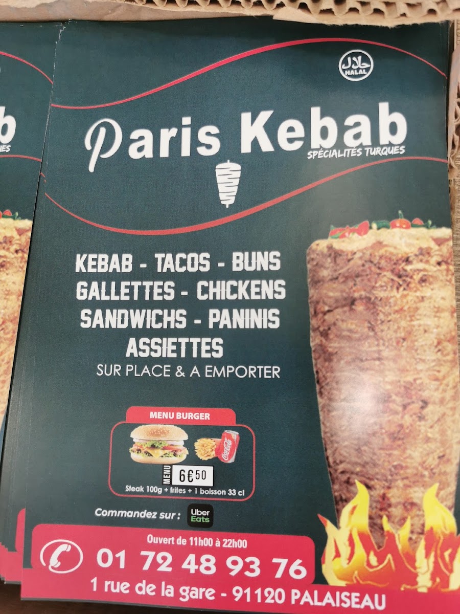 Menu Paris Kebab-7