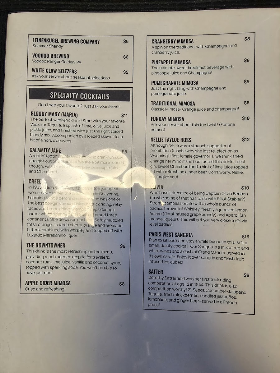 Paris West Restaurant And Bar Menu-7