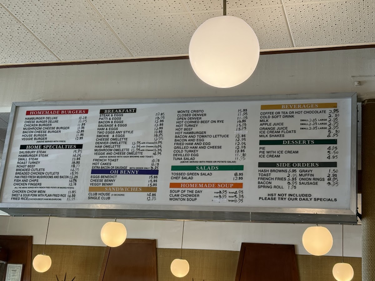 Menu Park Crest Diner-7