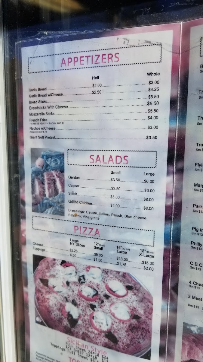 Menu Park Pizza & Cream-4