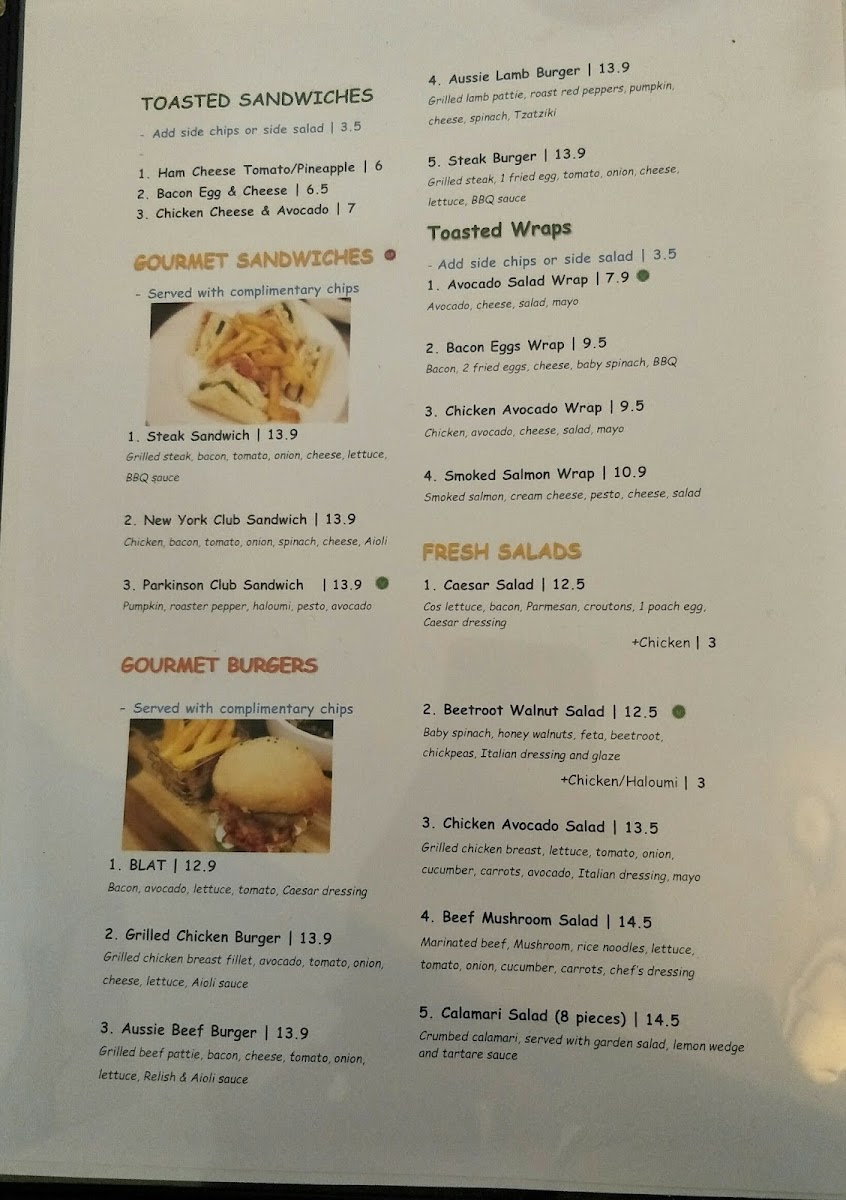 Menu Parkinson Cafe-10