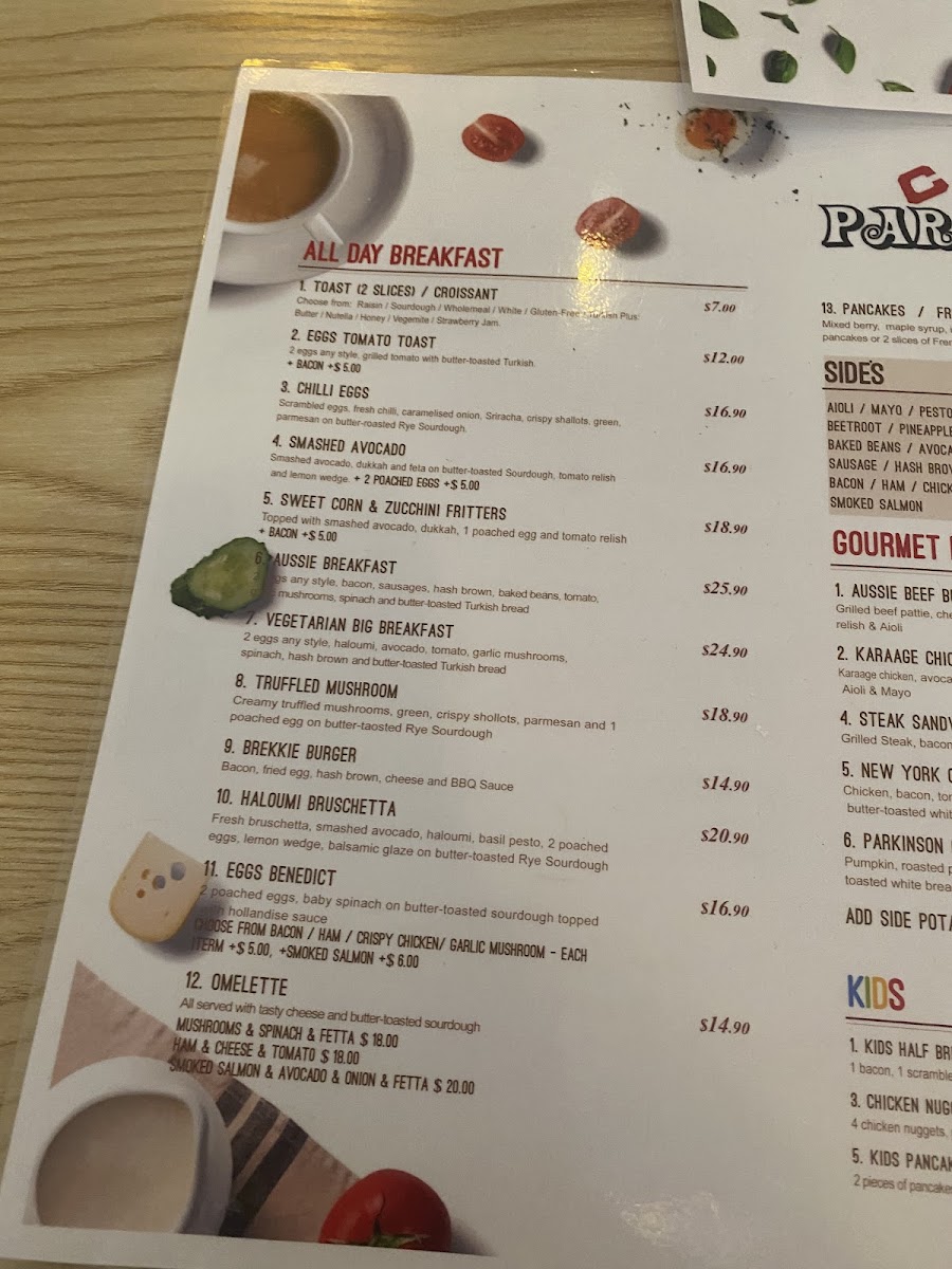 Menu Parkinson Cafe-4