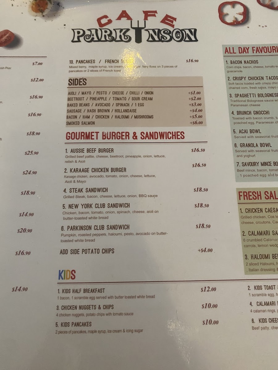 Menu Parkinson Cafe-7