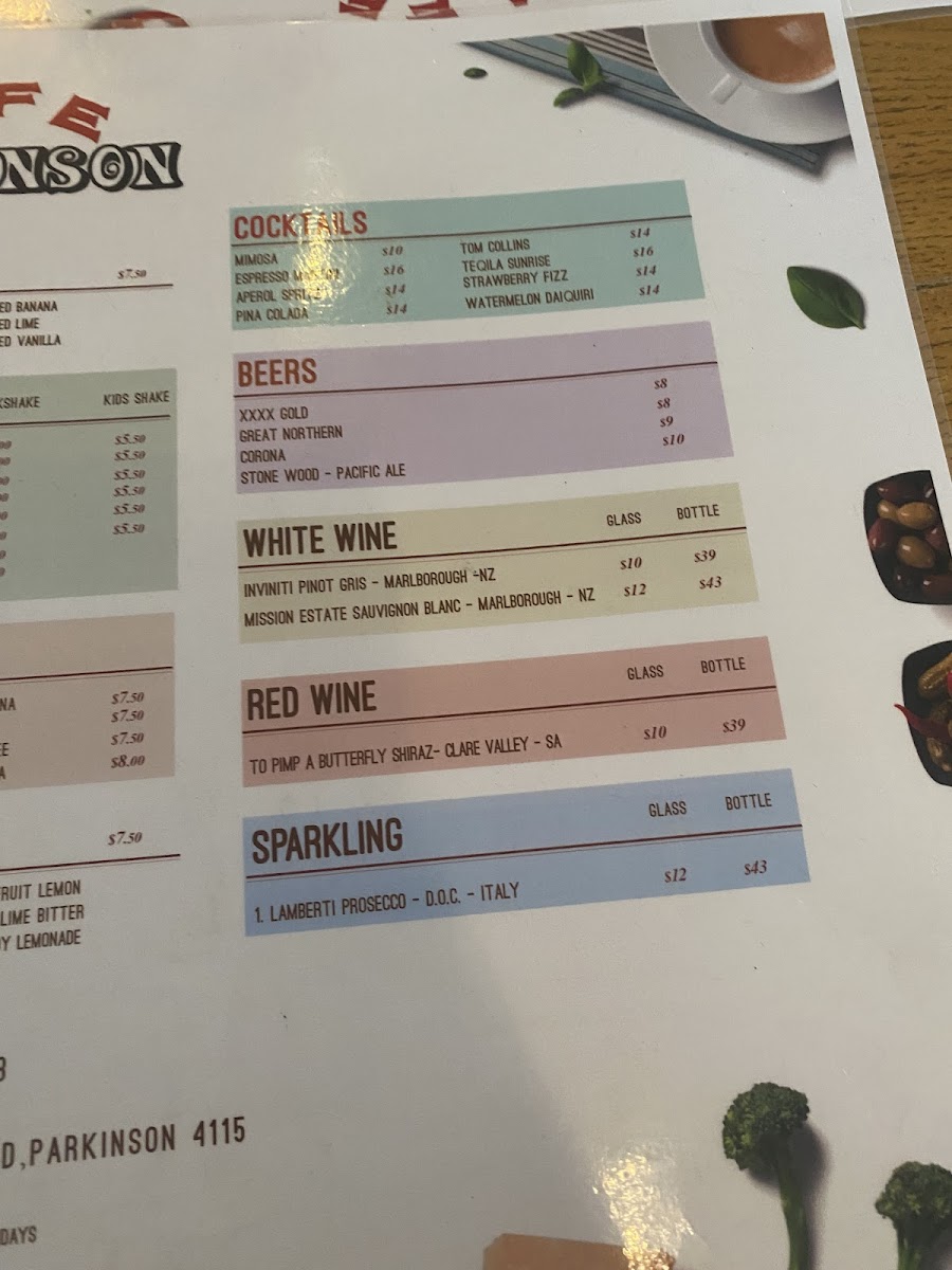 Menu Parkinson Cafe-8