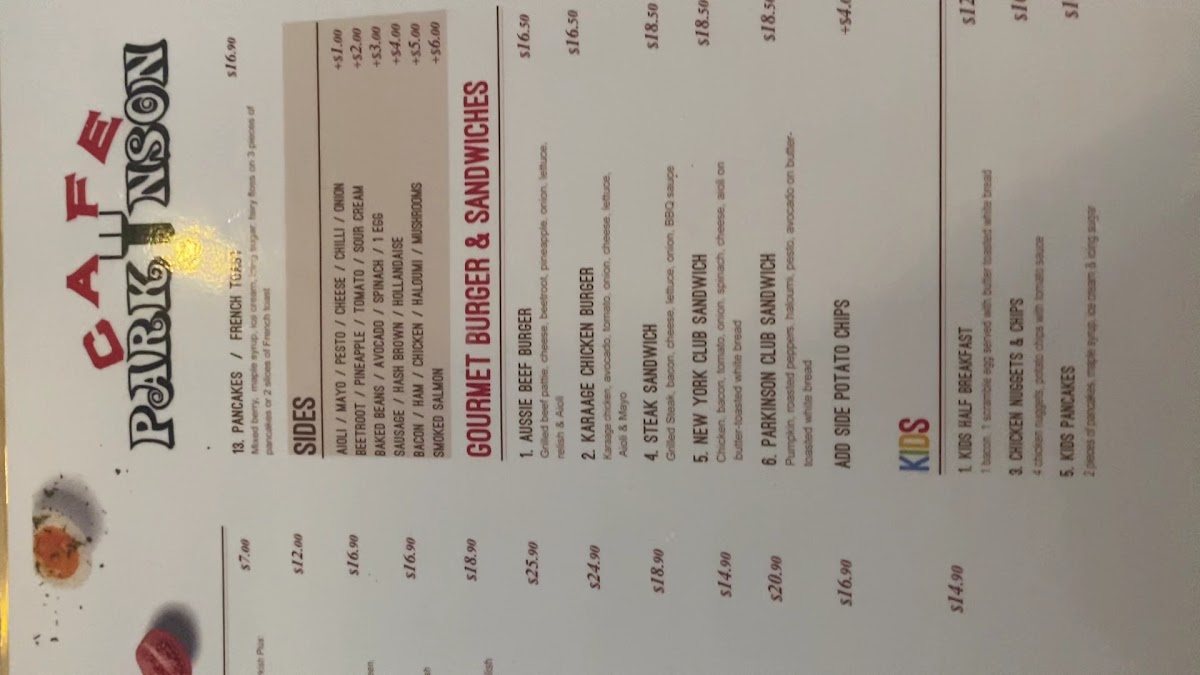 Menu Parkinson Cafe-9