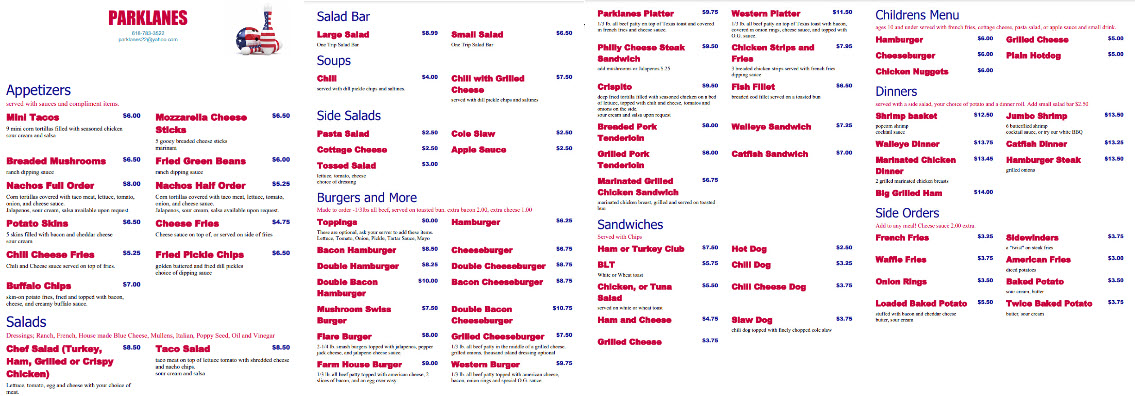Menu Parklanes-5