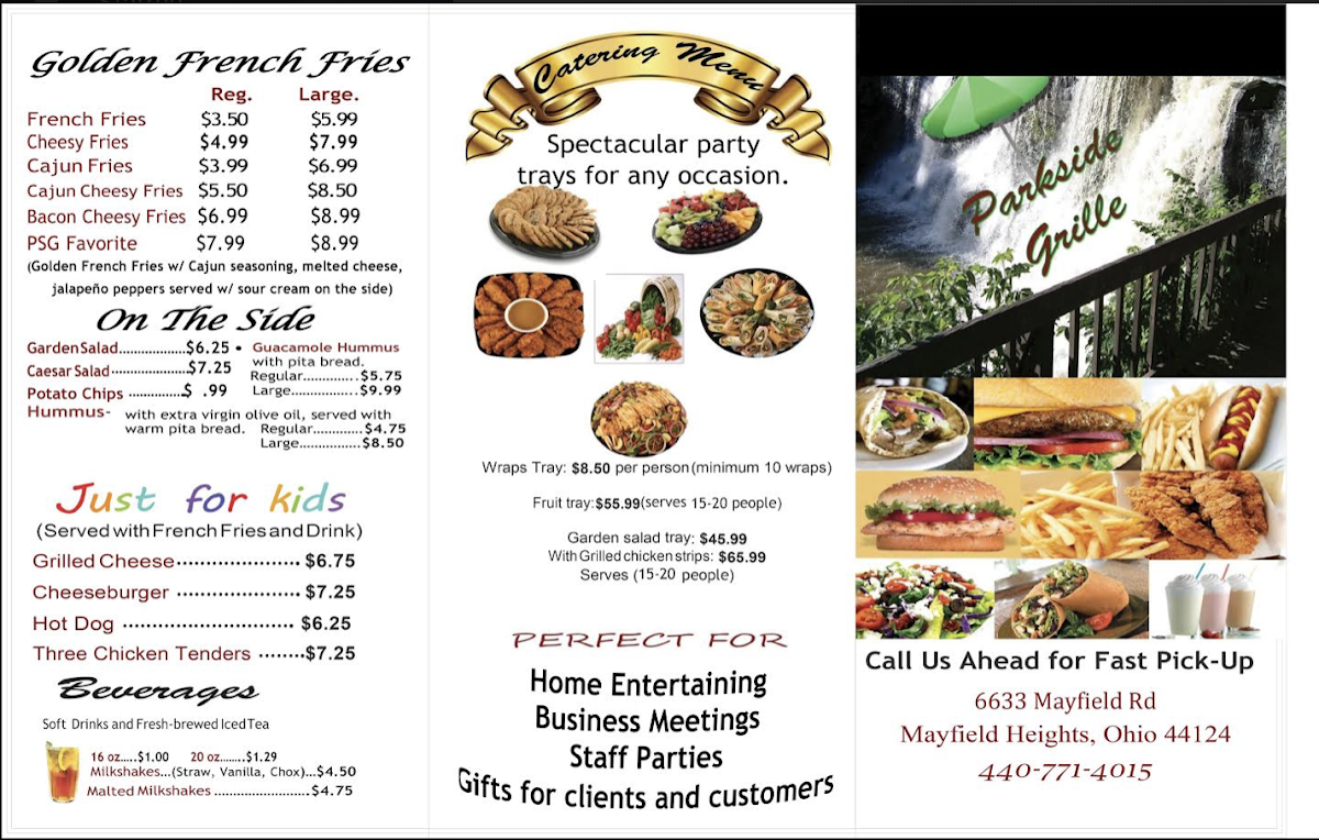 Menu Parkside Grille-2