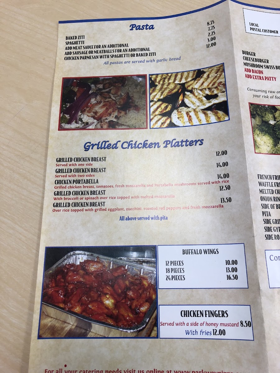 Menu Parkway Famous Grilled Chicken-4