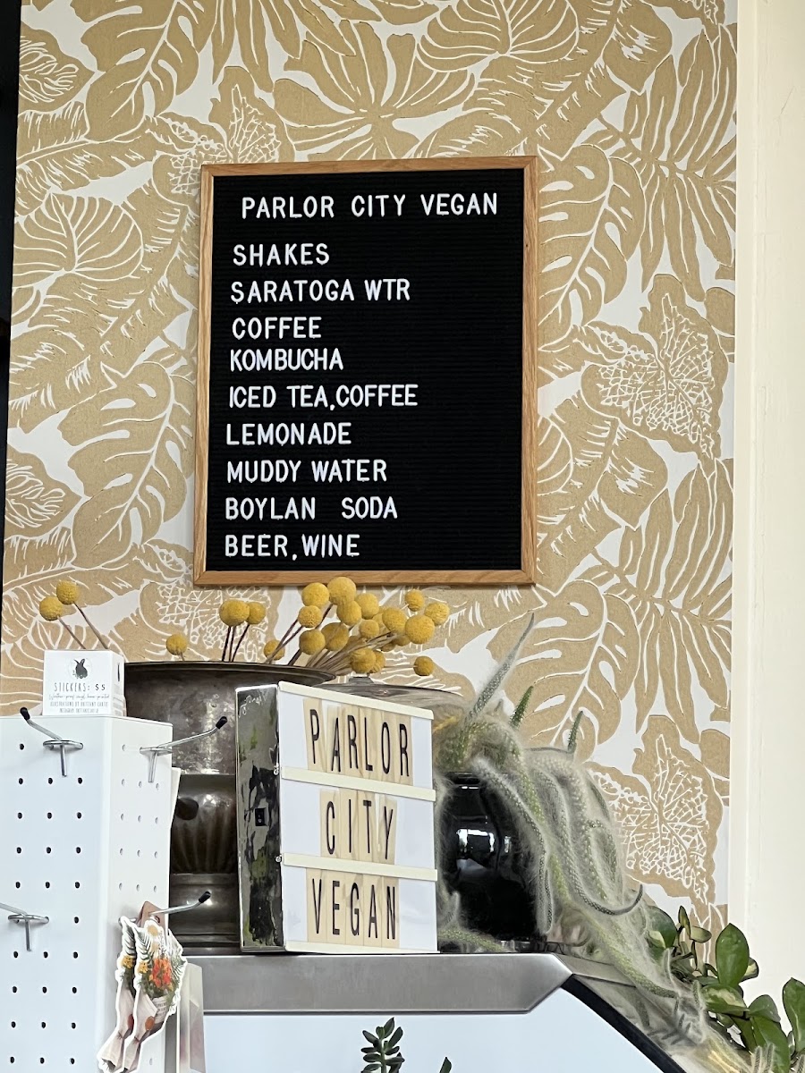 Menu Parlor City Vegan-2