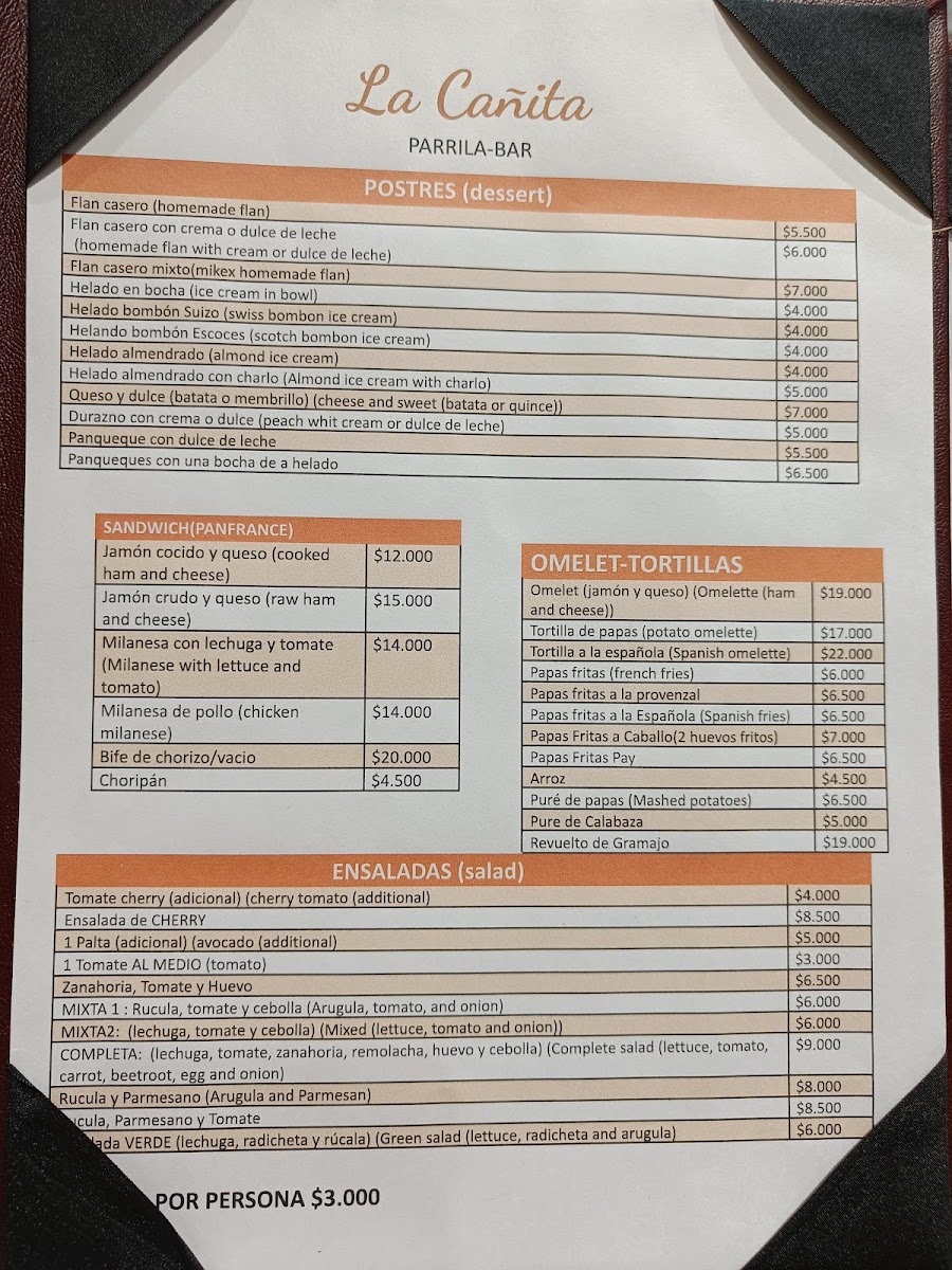 Menu Parrilla La Cañita-1