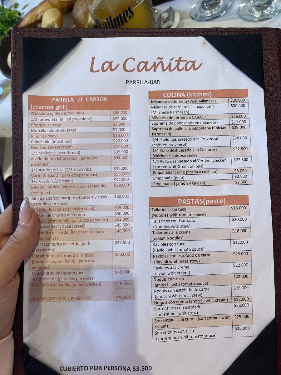 Menu Parrilla La Cañita-4