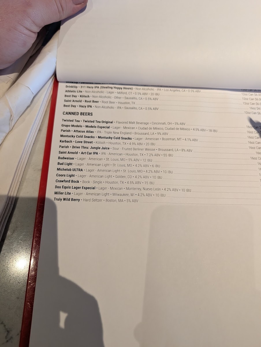 Menu Parry's Pizzeria & Taphouse-6