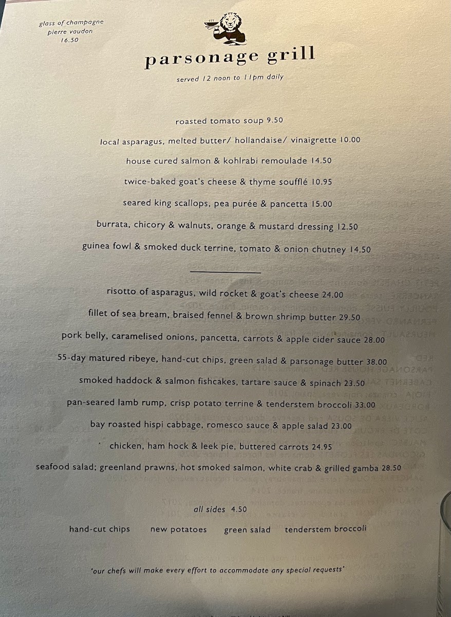 Menu Parsonage Grill-10