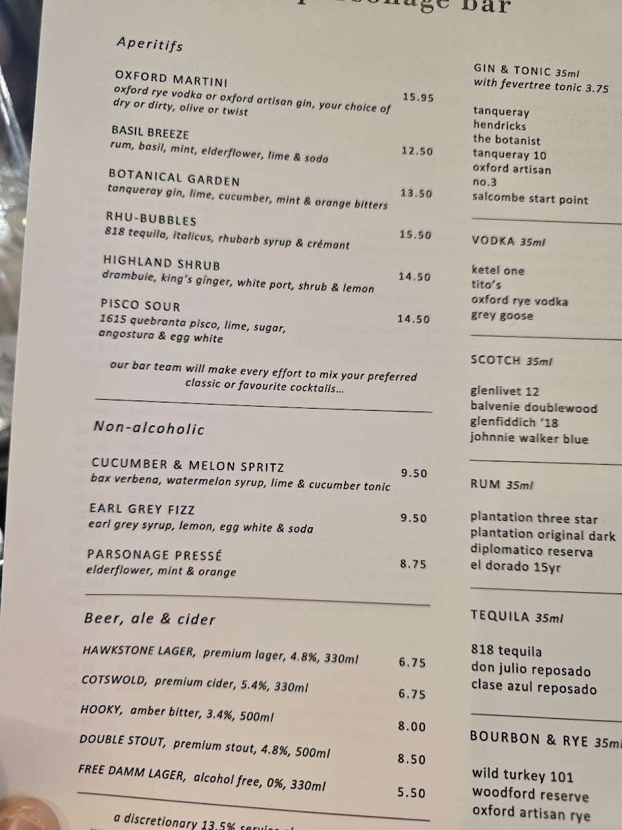 Menu Parsonage Grill-8