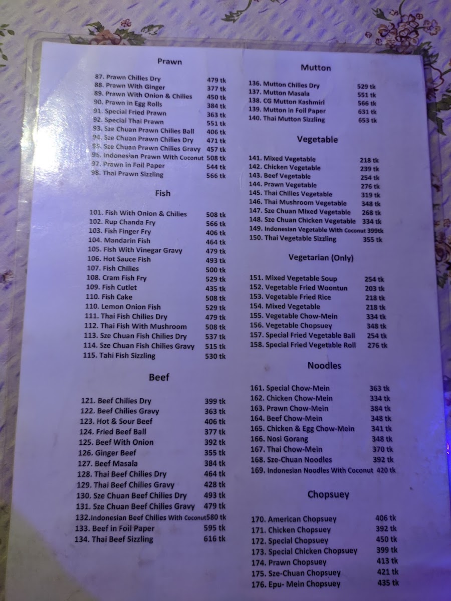 Menu Party Point Thai And Chinese Restaurant-1
