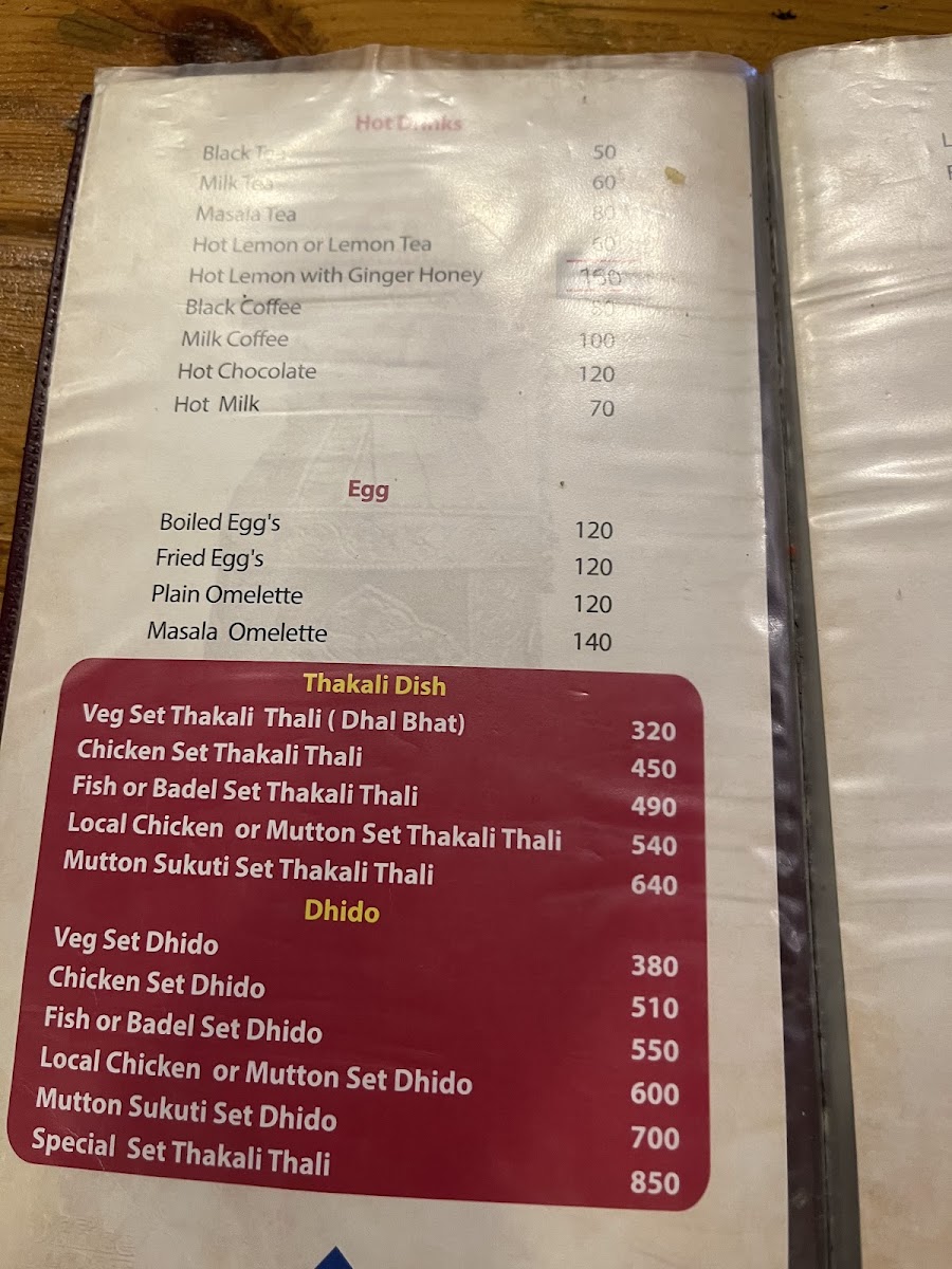 Menu Paru Thakali Kitchen-1