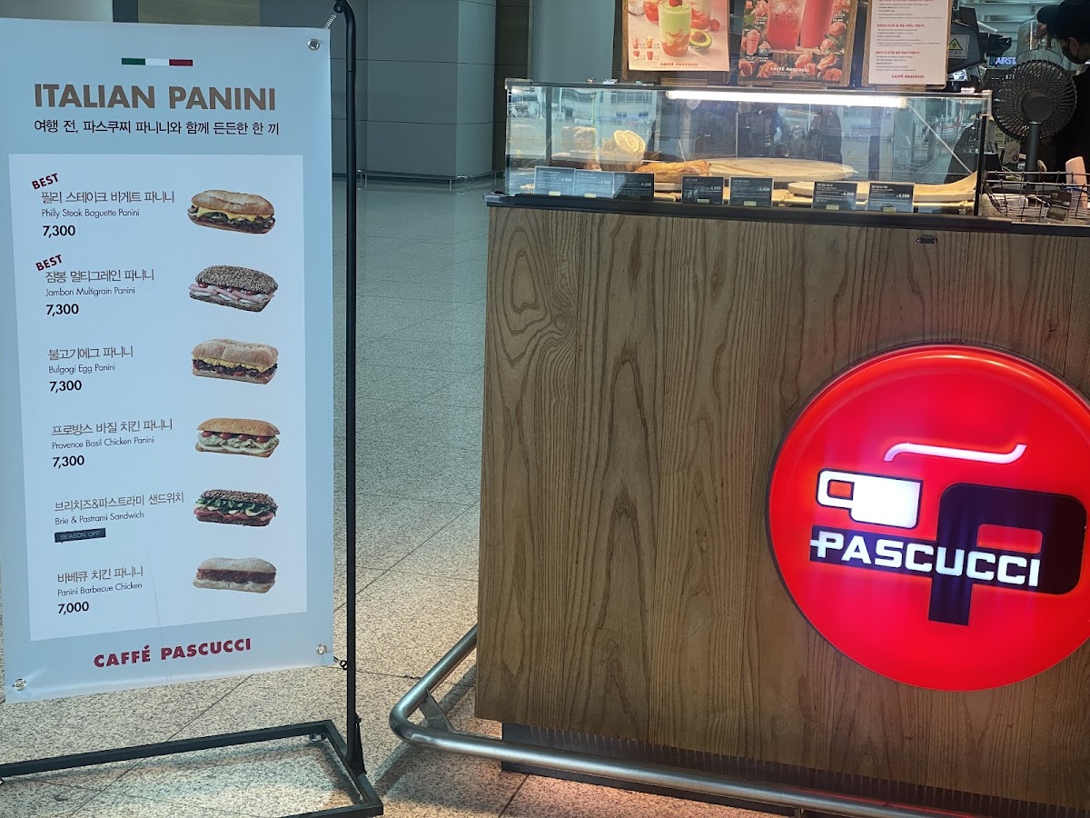Menu Pascucci Cafe - Incheon Airport Branch-6