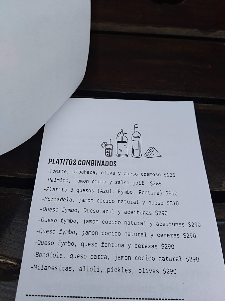 Menu Paseo 770-1