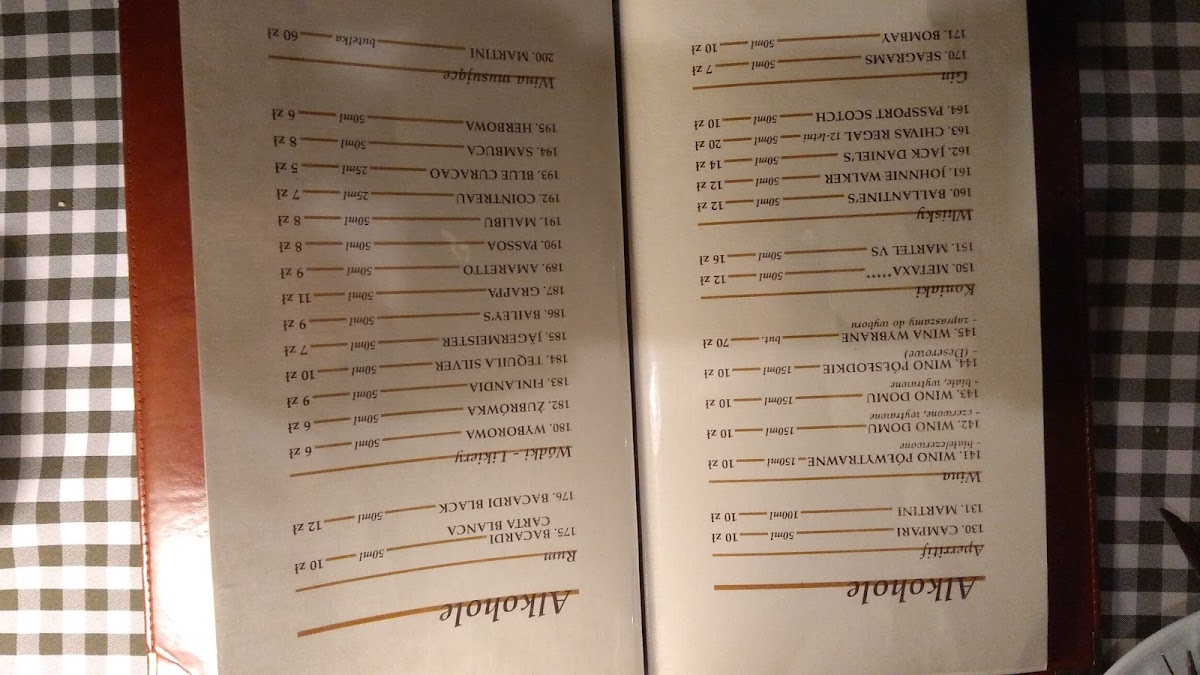 Menu Pasja. Restauracja-7