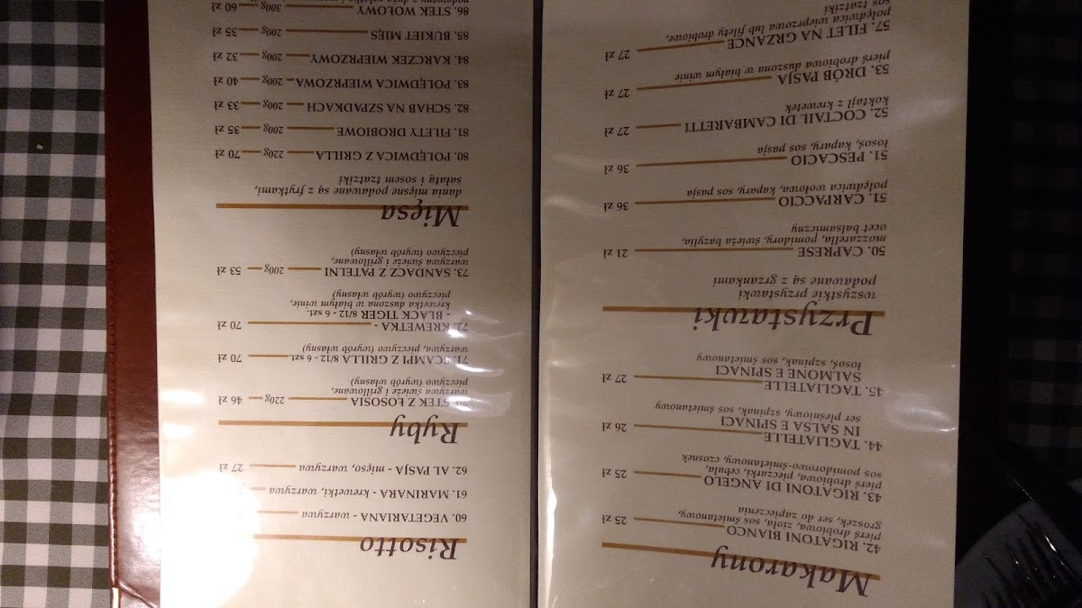 Menu Pasja. Restauracja-9