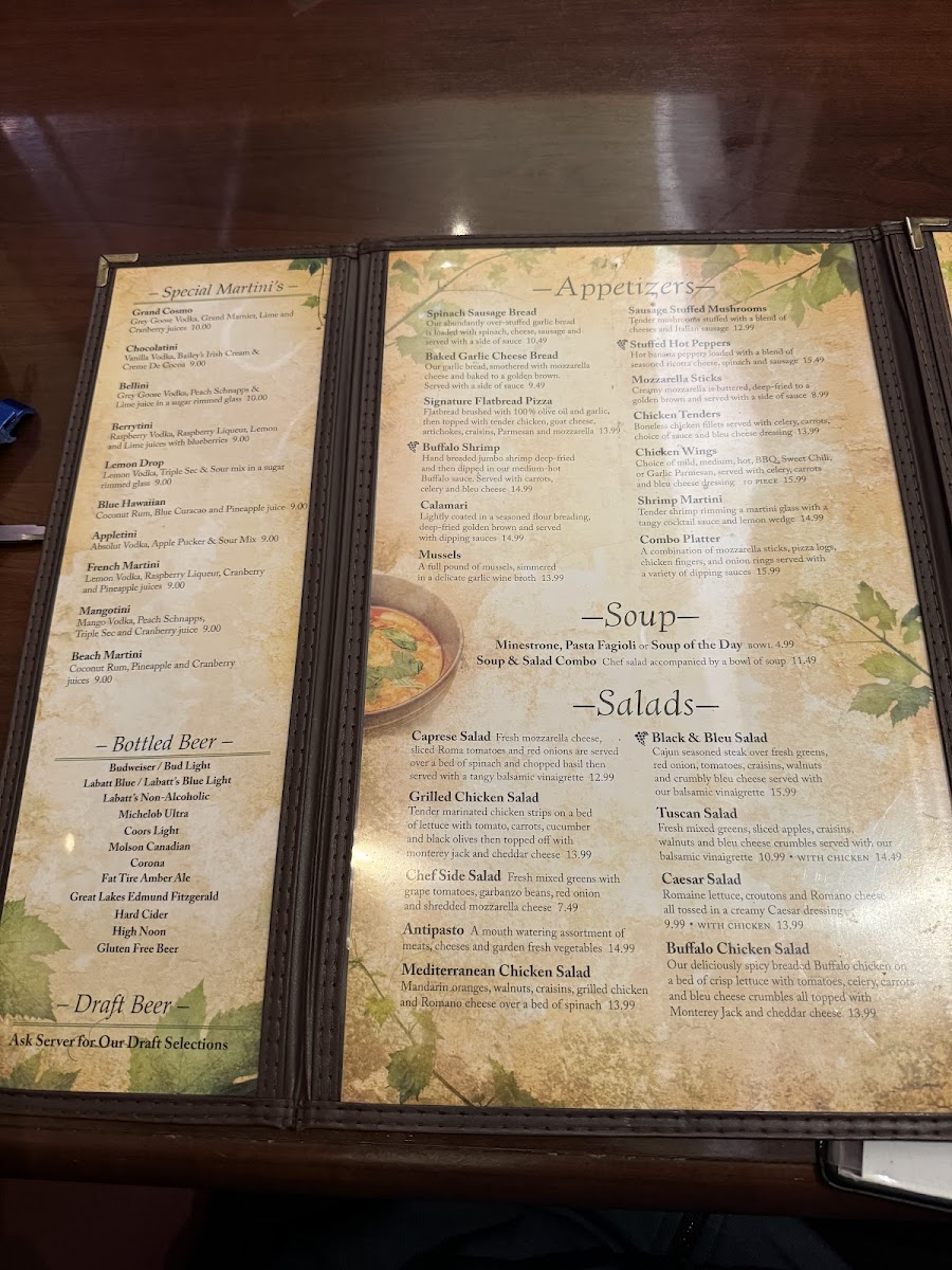 Menu Pasquale's Italian Restaurant West Seneca-2