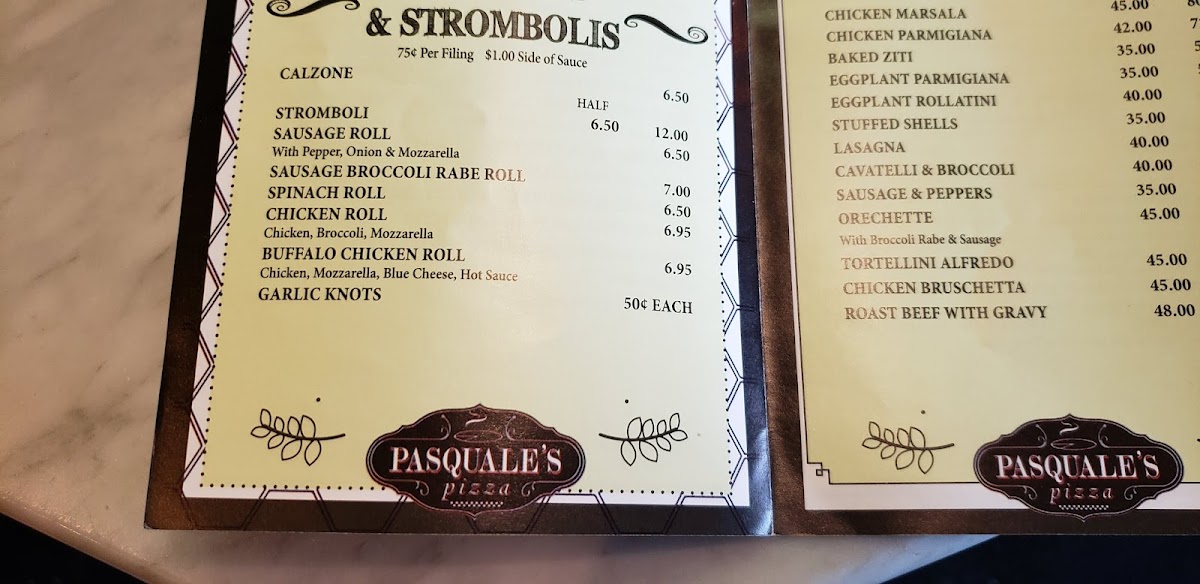 Menu Pasquale's-3