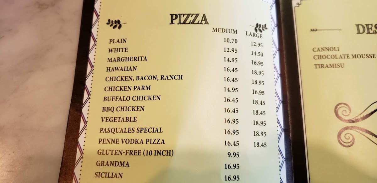 Menu Pasquale's-4