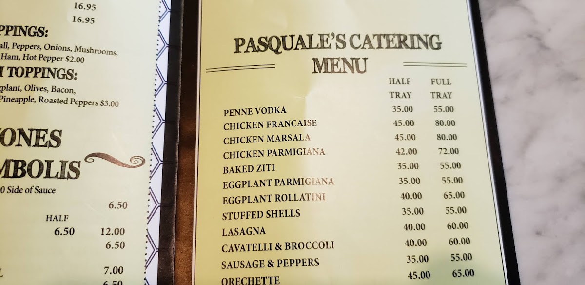 Menu Pasquale's-5