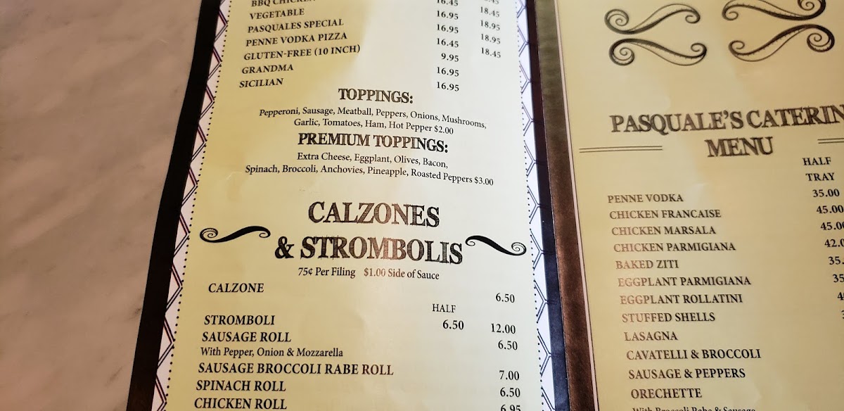 Menu Pasquale's-7