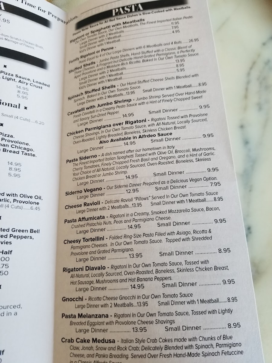 Menu Pasqualino's Italian Restaurant-2