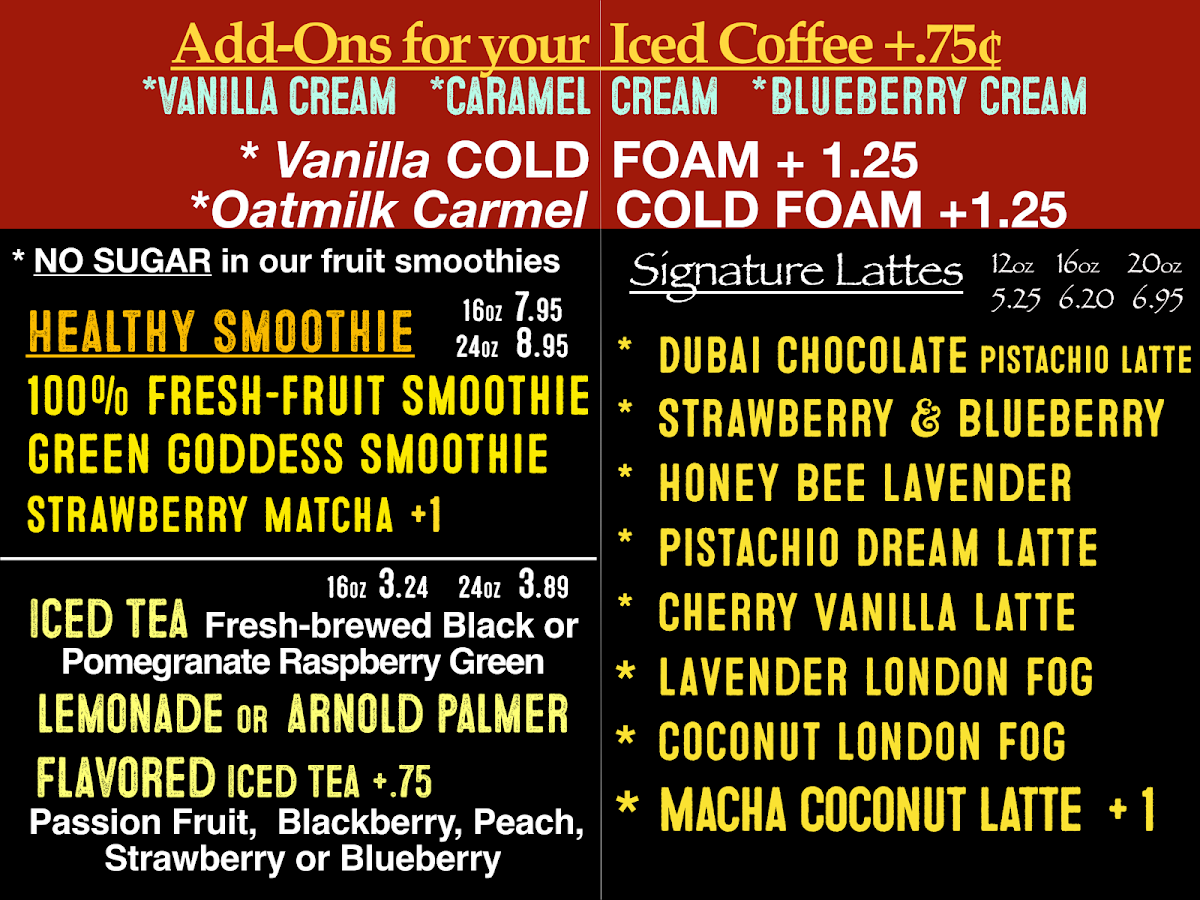 Menu Passero's Coffee Roasters-2